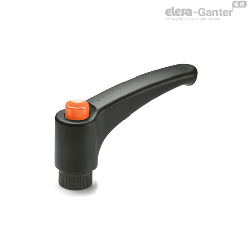 ERX-B Adjustable handles Brass boss, threaded hole